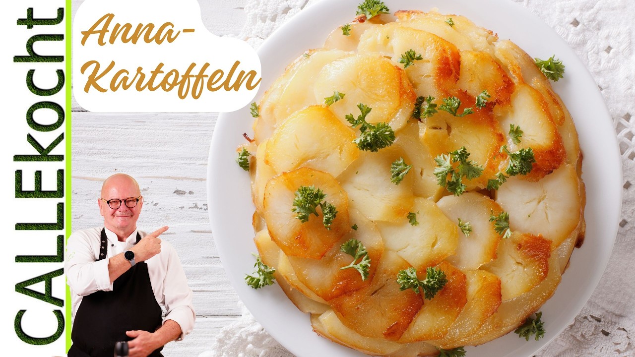 Anna Kartoffeln Rezept: Französischer Klassiker einfach zubereitet !!!