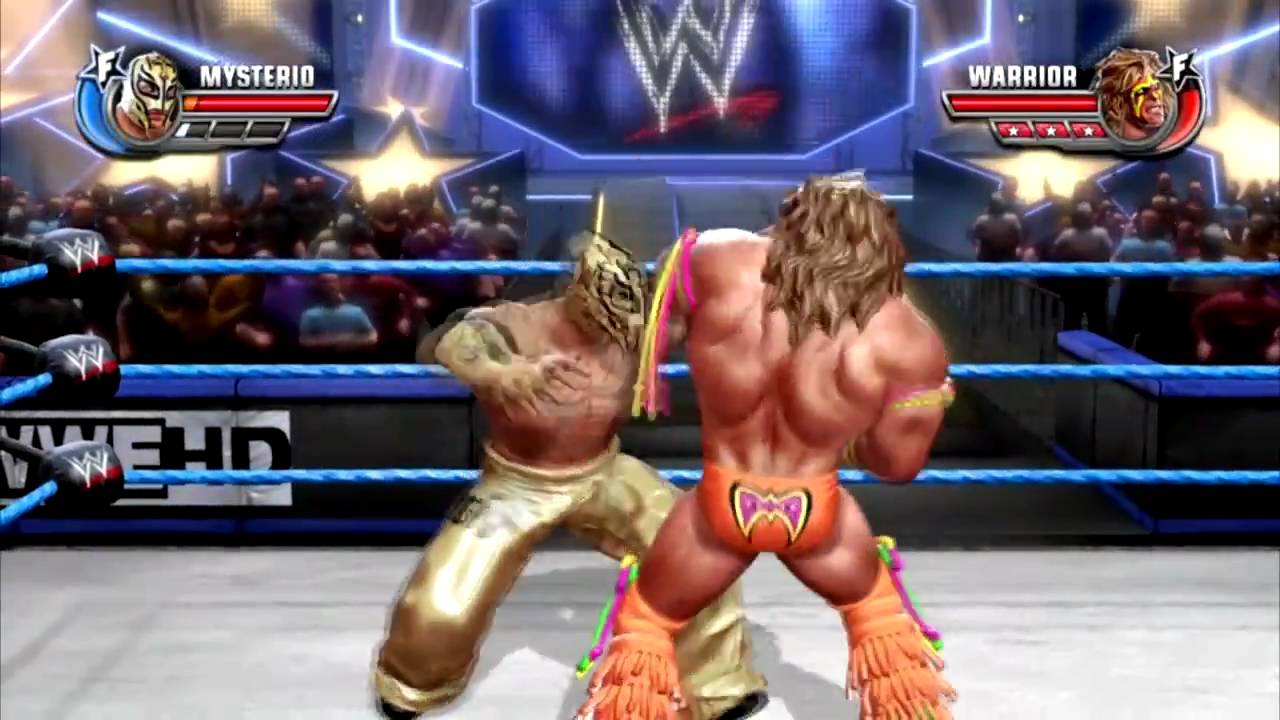 [HD] Let's Show - WWE Allstars Demo - Rey Mysterio vs. Ultimate Warrior