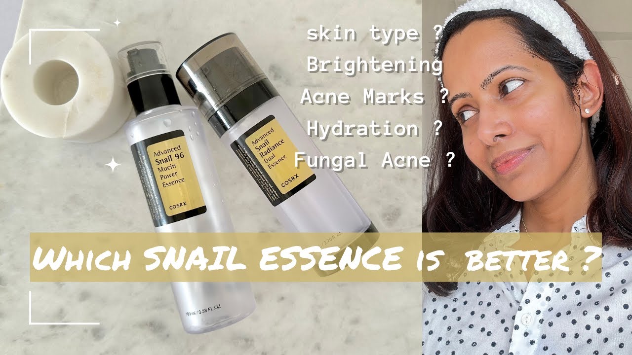 Which COSRX Essence is better ? Snail 96 Mucin Power Essence VS Snail Radiance Dual Essence