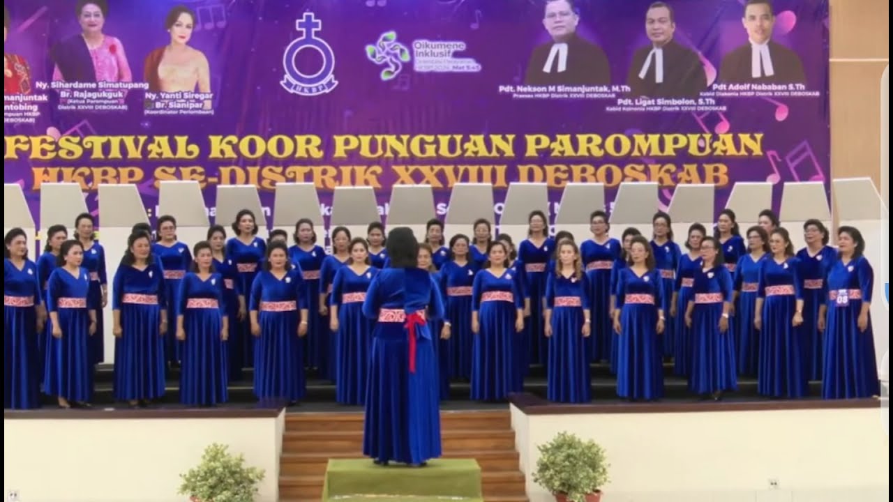 Juara 2 Dan Dirigen Terbaik Festival Koor Perempuan HKBP Distrik XXVIII Deboskab