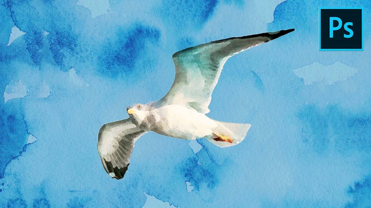 How to create a watercolor painting effect in Photoshop CC 2020