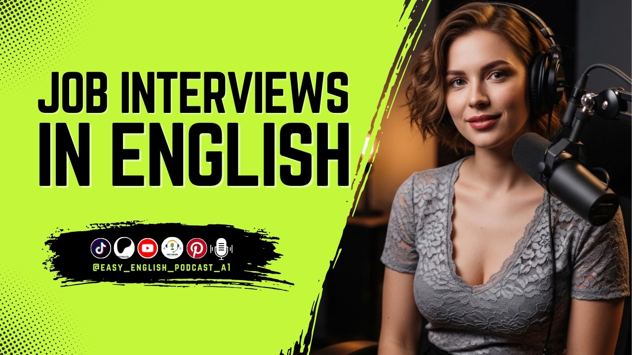 Собеседования на английском языке | Уровень A2 | Подкаст Easy English A1 🎙️
