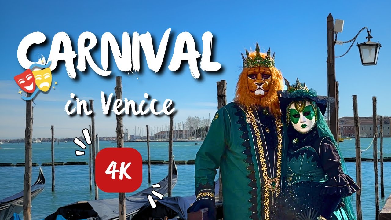 🎭 CARNIVAL in Venice: Best Moments | 4K