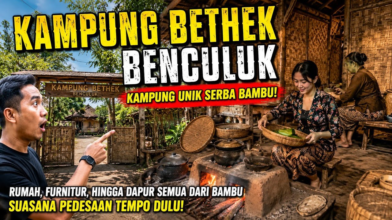 Serasa Kembali ke Zaman Dulu! Kampung Bethek Benculuk Banyuwangi