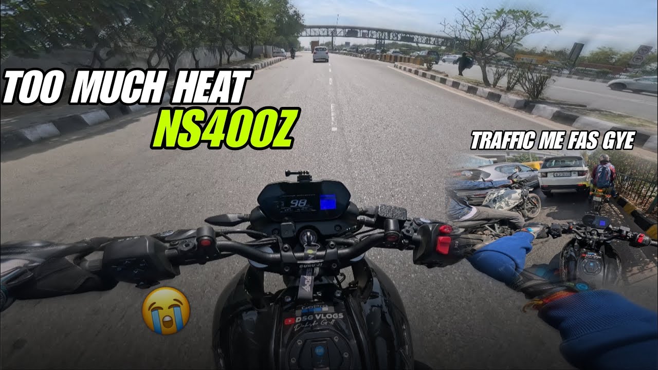 NS400Z CHLATE HUE BURE HAAL HOGYE | ITNI GARMI | SHOOT DAY |@DSGVLOGS007