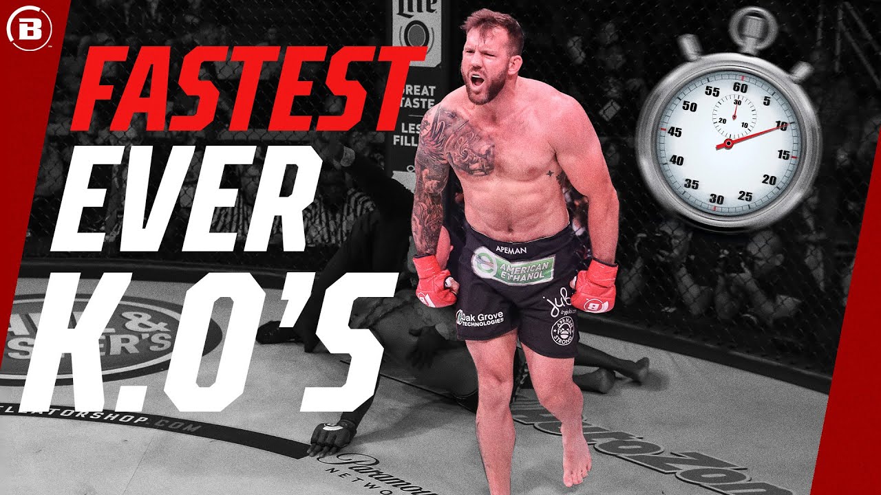 Counting Down The FASTEST Knockouts in Bellator History!⏰🥊 | Bellator MMA