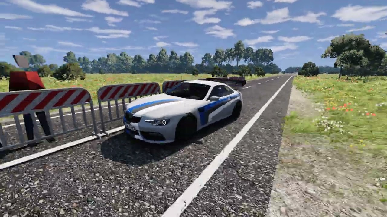 car on road