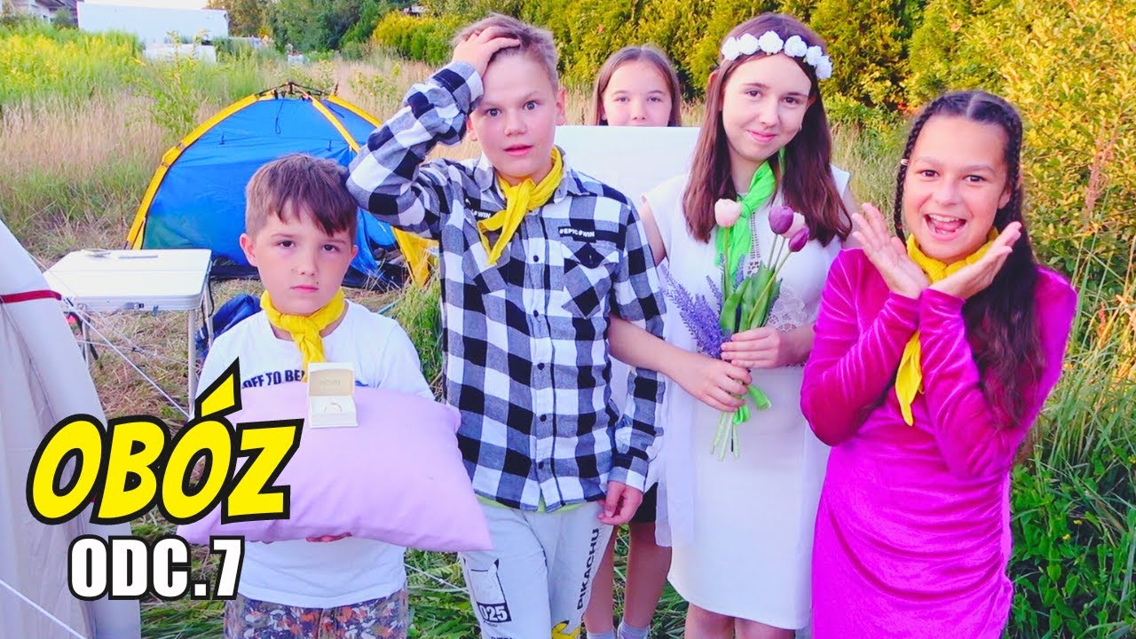 OBÓZ - ŚLUB OPIEKUNKI NA OBOZIEI! Odc. 7 NOWY Sezon 4