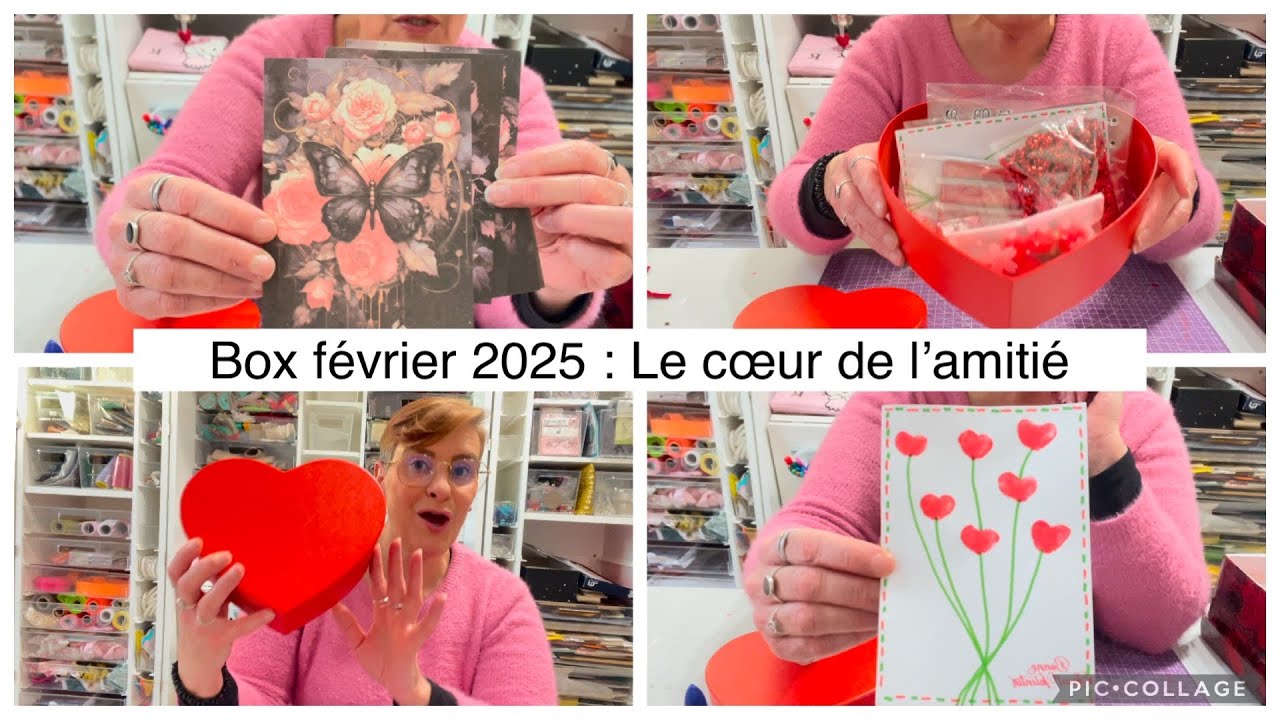 Découvrez la box de février 2025 scrap passion ❤️ Le cœur de l’amitié ❤️