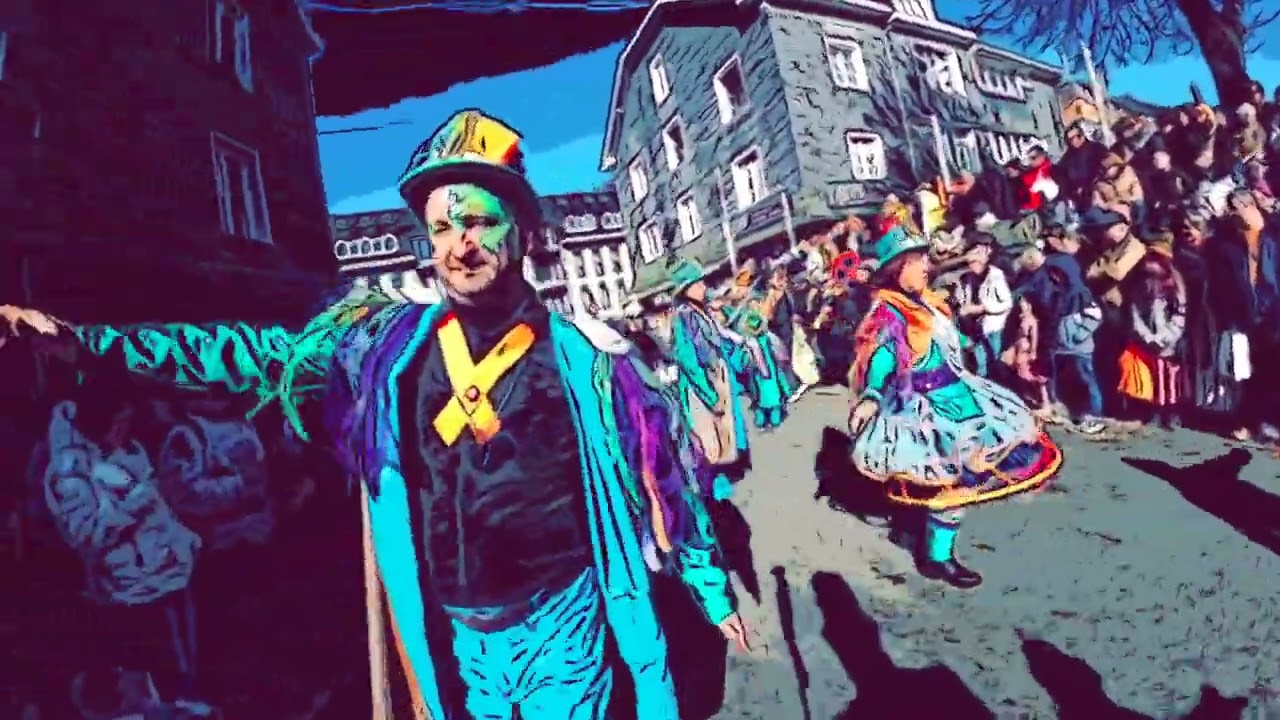 Carnaval Malmedy 2025 (vidéo 2, dimanche, Echo Warche)