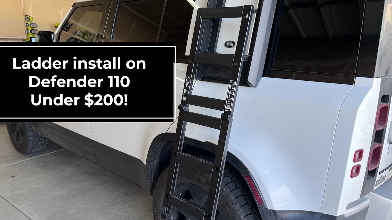 Installing OEM Dupe Ladder on 2023 Land Rover Defender 110 | Step-by-Step Guide