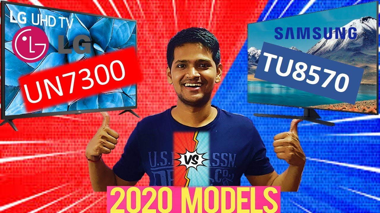 LG UN7300 vs Samsung TU8570 4k smart tv comparison | LG UN7300 | Samsung TU8570 light bleeding issue