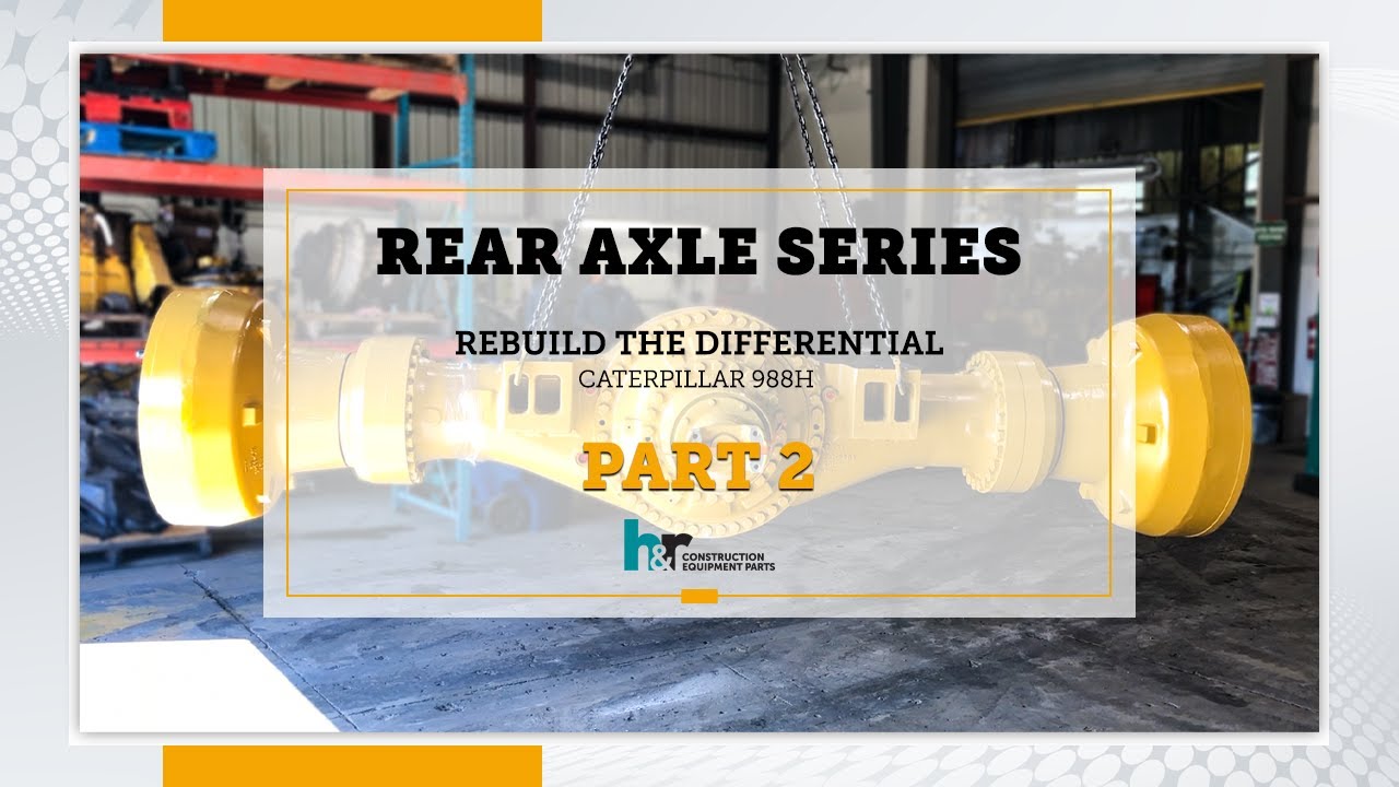 Rebuilding A Caterpillar 988H Differential:  Rear Axle Series Part 2