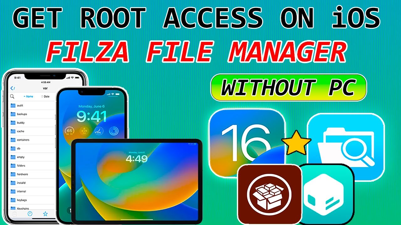 ✅ Install Filza File Manager iOS 16.7/15.7.9 Without PC/Computer on iPhone/iPad With Cydia/Sileo