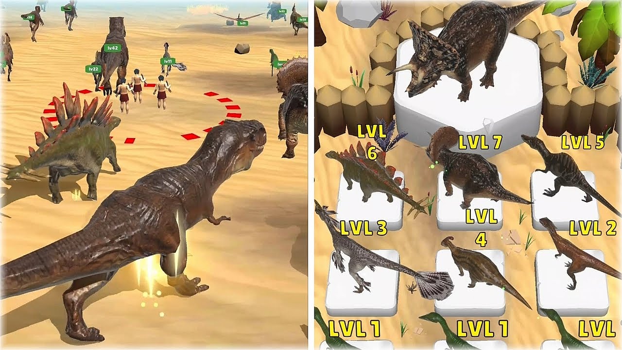 I Unlocked All Dinosaurs in Level Up Dinos Game!