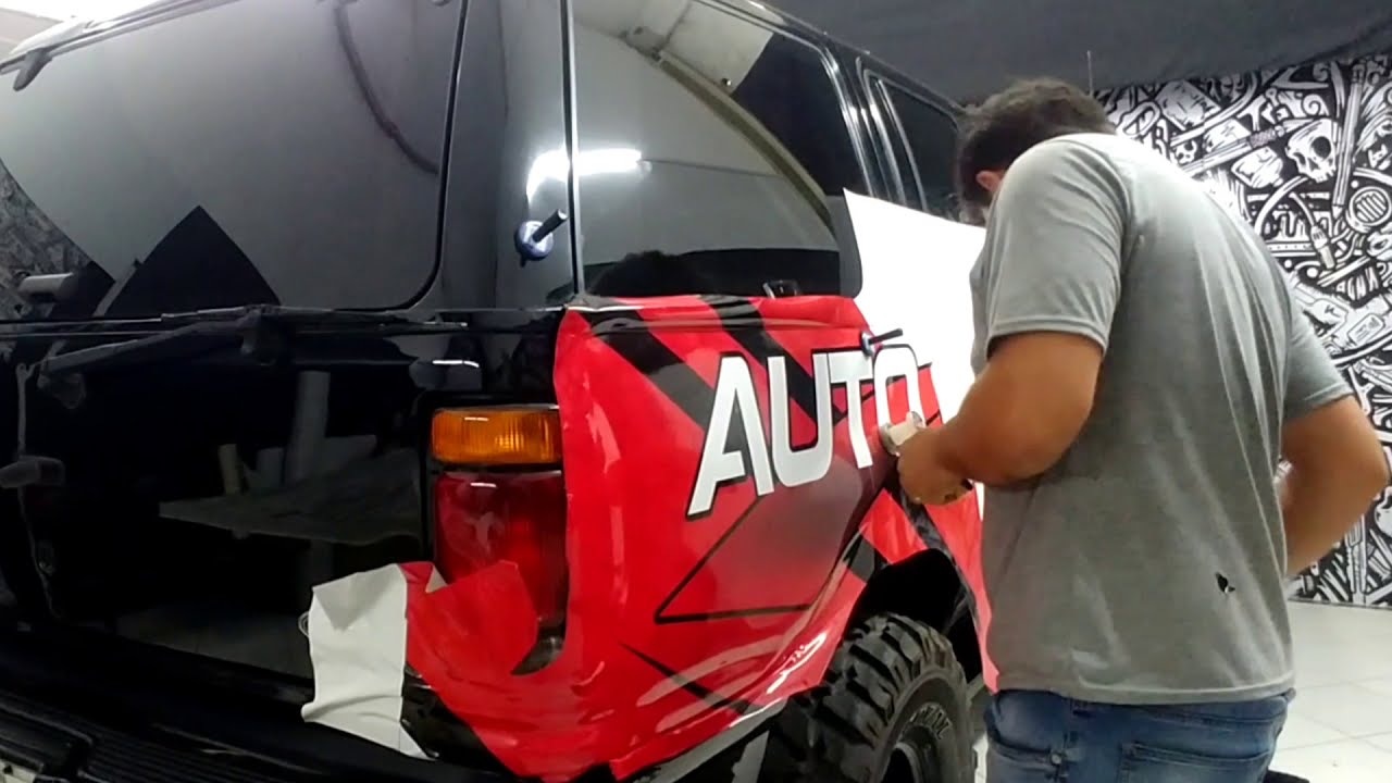 PERSONALIZEI FORD EXPLORER com Adesivo impresso e Laminado