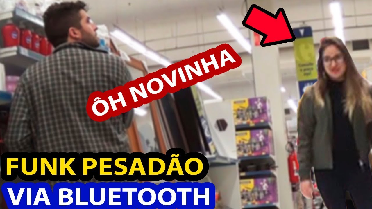 COLOCANDO FUNK PESADÃO NO MERCADO VIA BLUETOOTH