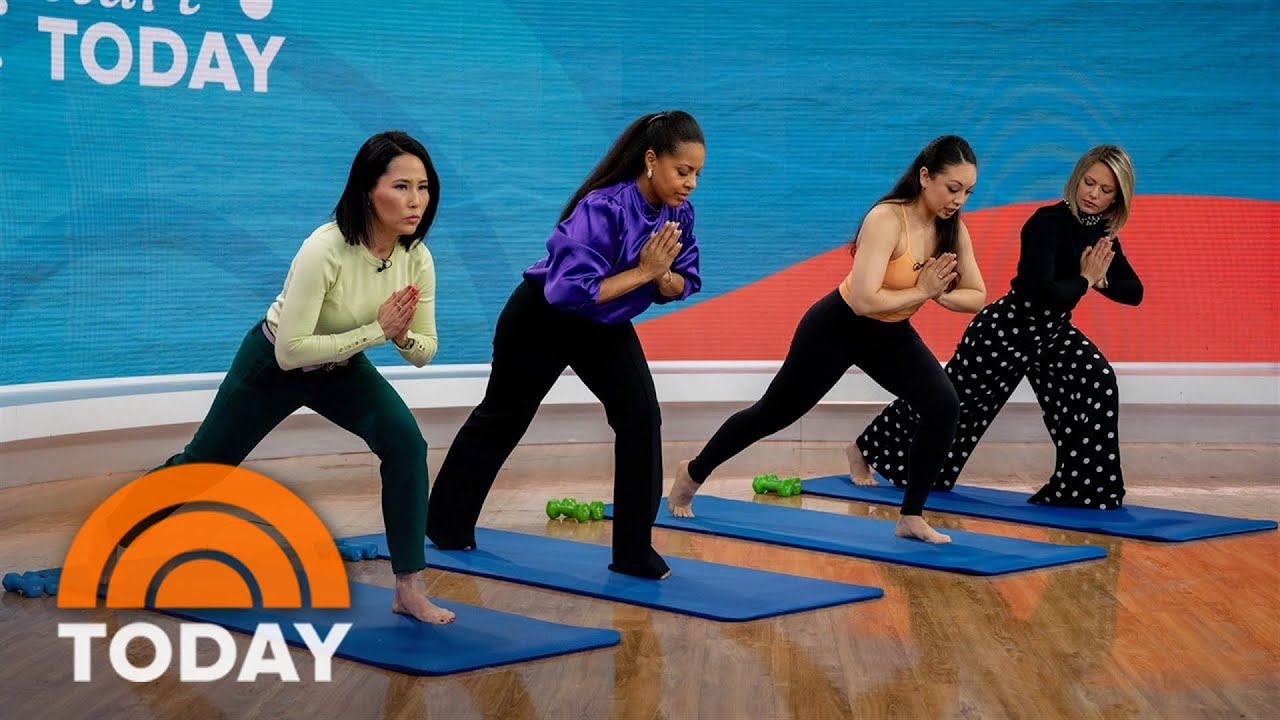 At-home yoga moves to improve balance and mobility
