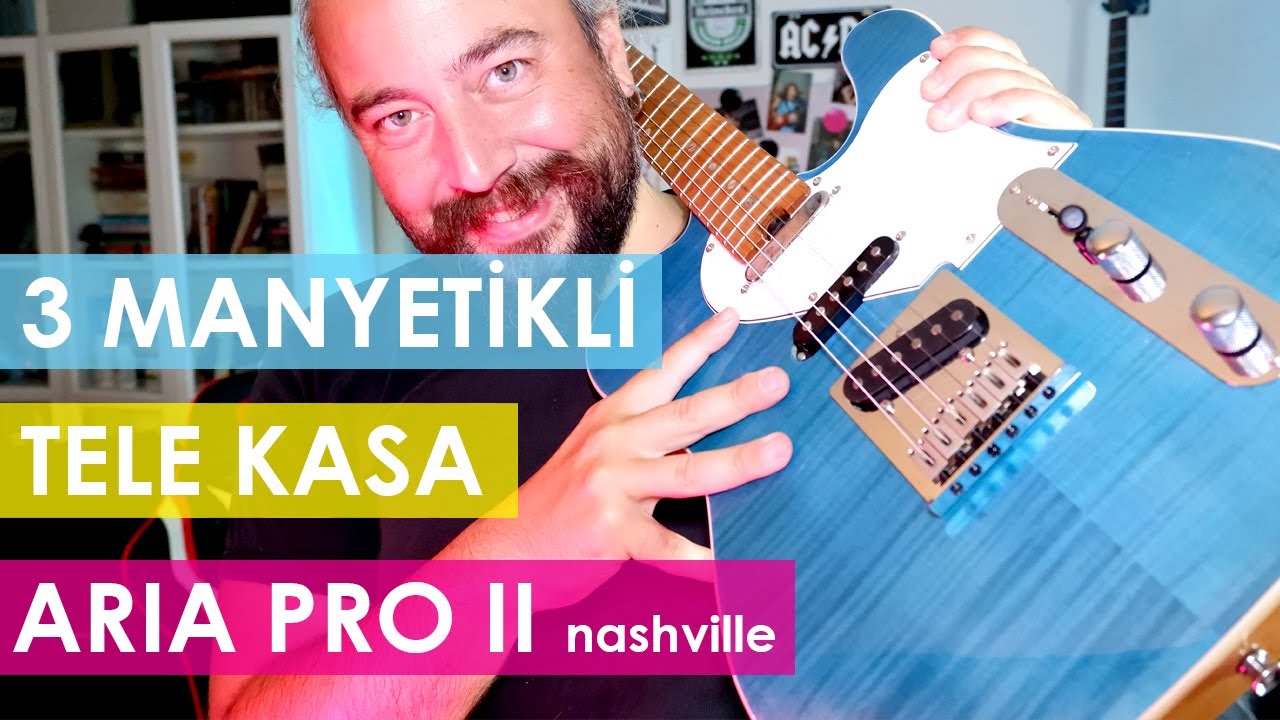 STRAT TONU VEREBİLEN TELE (Aria Pro II 615MK2 Nashville )