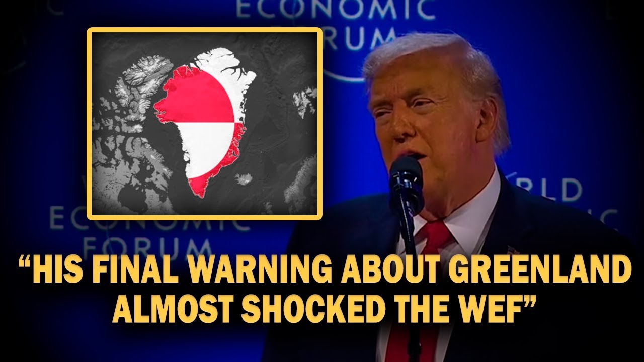 The WEF Is Shocked By His Message About Greenland - Donald Trump