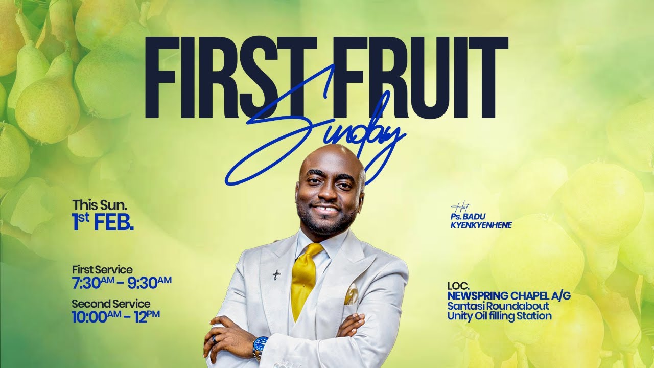 FIRST FRUIT SUNDAY || 2ND SERVICE || 01-02-2026