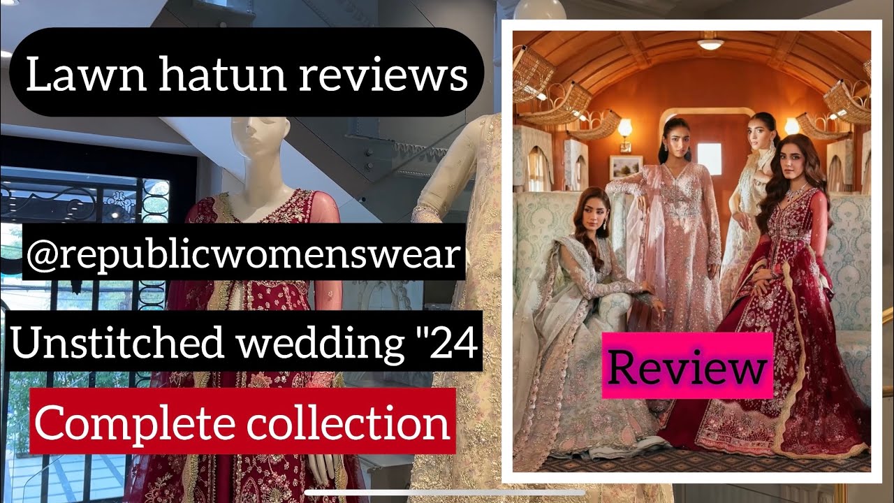 Republic womenswear new unstitched wedding 