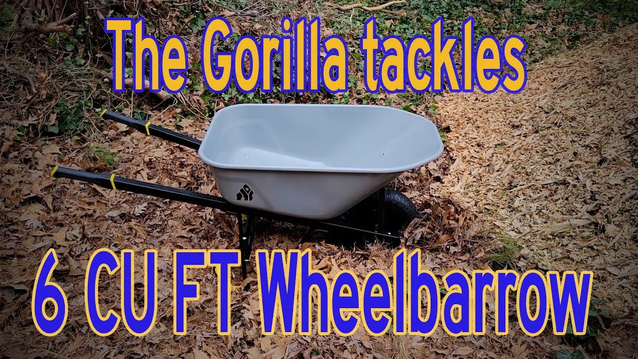GORILLA XD DESIGN 6 CUFT Wheelbarrow GSXD-6