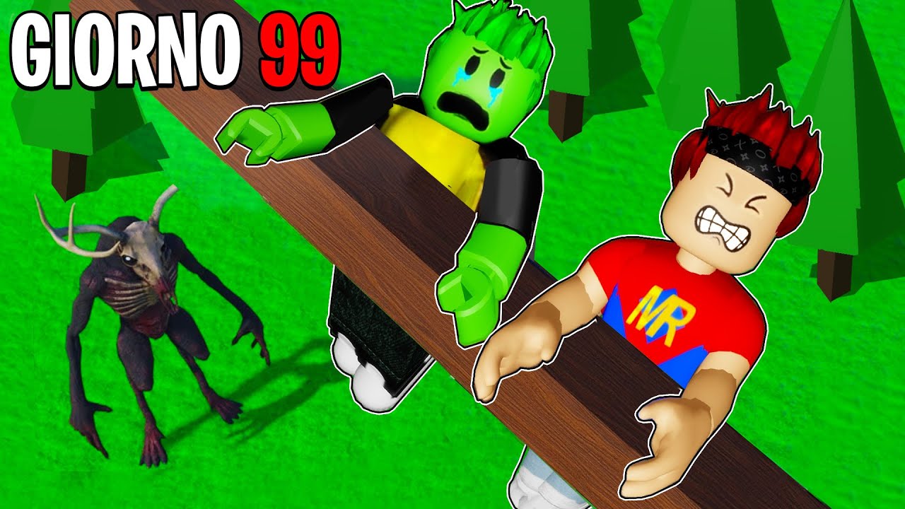 SOPRAVVIVI 100 GIORNI NELLA FORESTA PER VINCERE su ROBLOX!