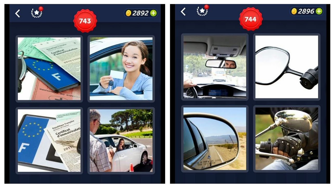 4 Images 1 Mot - 743,744 Niveau Réponses