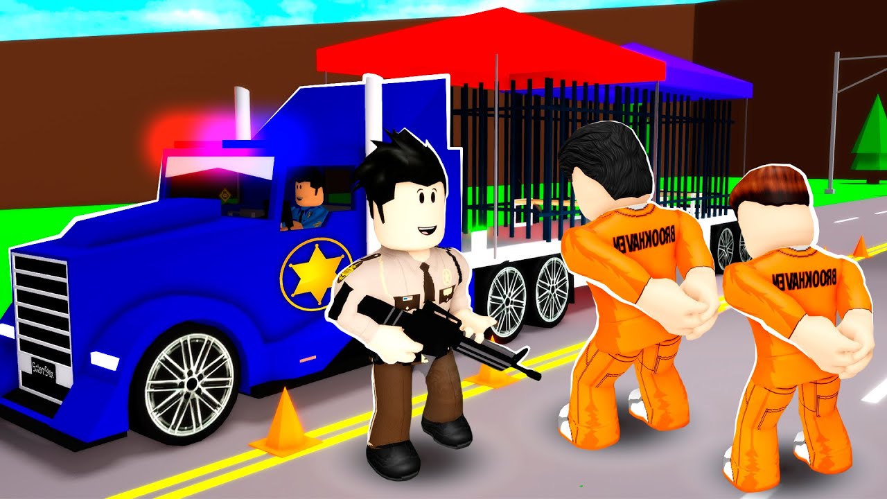 VIREI TRANSPORTADOR DE PRISIONEIROS DE SEGURANÇA MÁXIMA EM BROOKHAVEN RP!