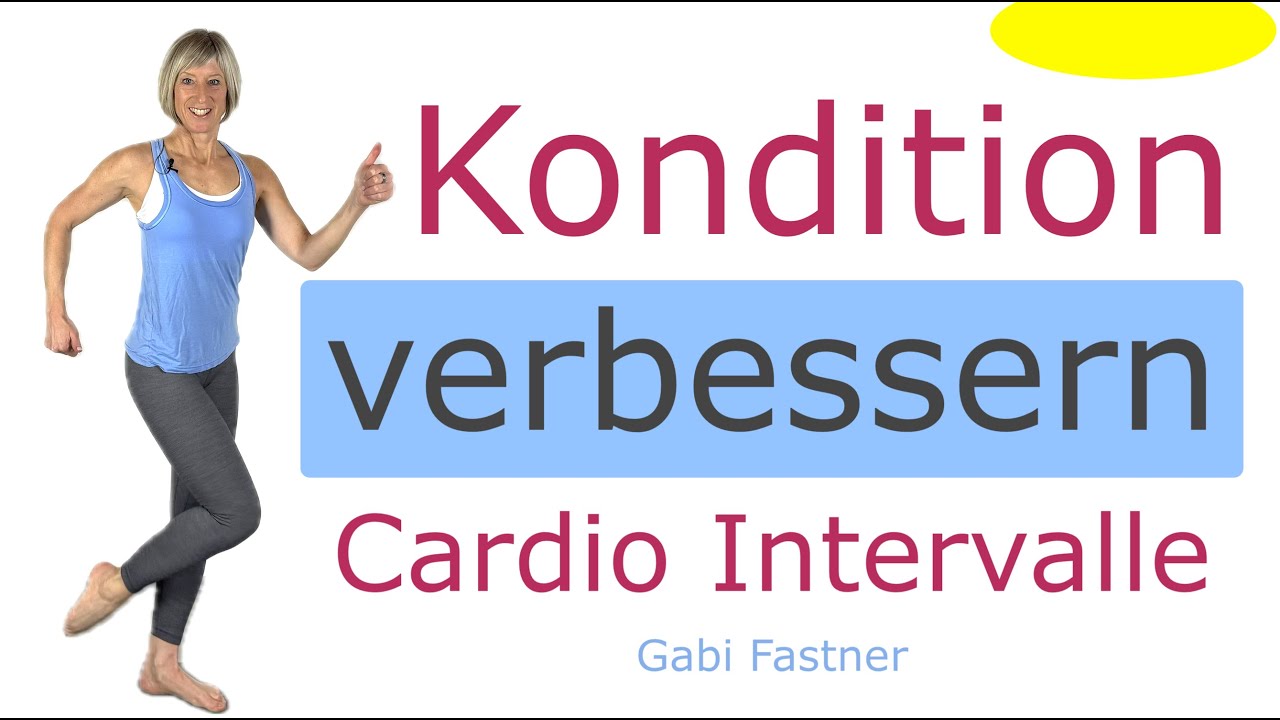 &diams;️20 min. Kondition verbessern | Cardio Intervalle, Walking und Tribbeln | ohne Ger&auml;te, im Stehen