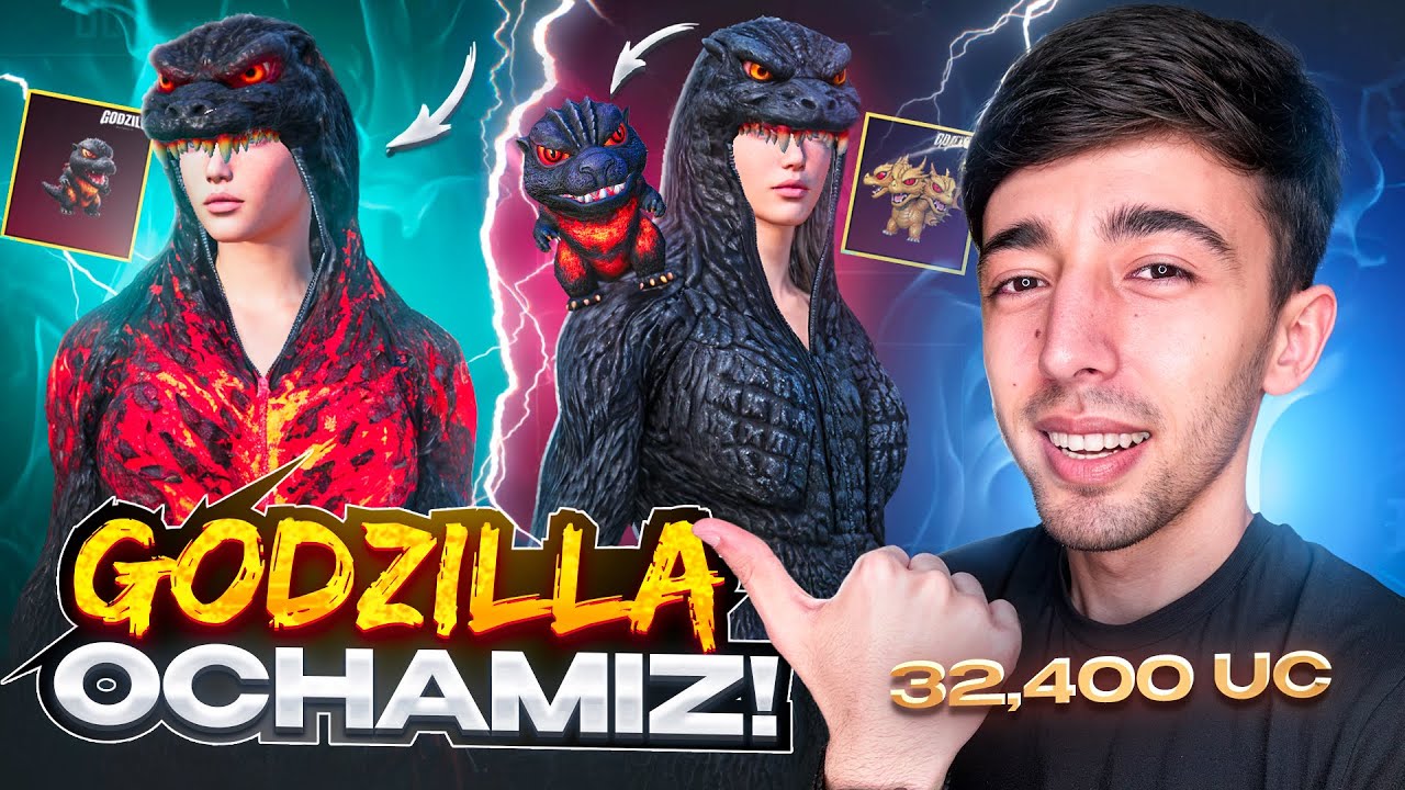 GODZILLA QAYTDI 😱 32,400 UC HAMMASINI OLDIM - MANA BU OMAD!!!