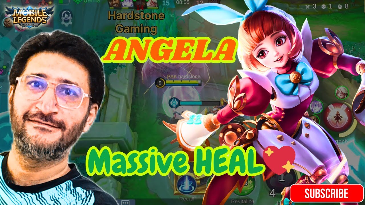 How to Play Angela Like a Pro &ndash; Massive Heal in MLBB | Mobile Legends Bang Bang@Hardstonegamingx2