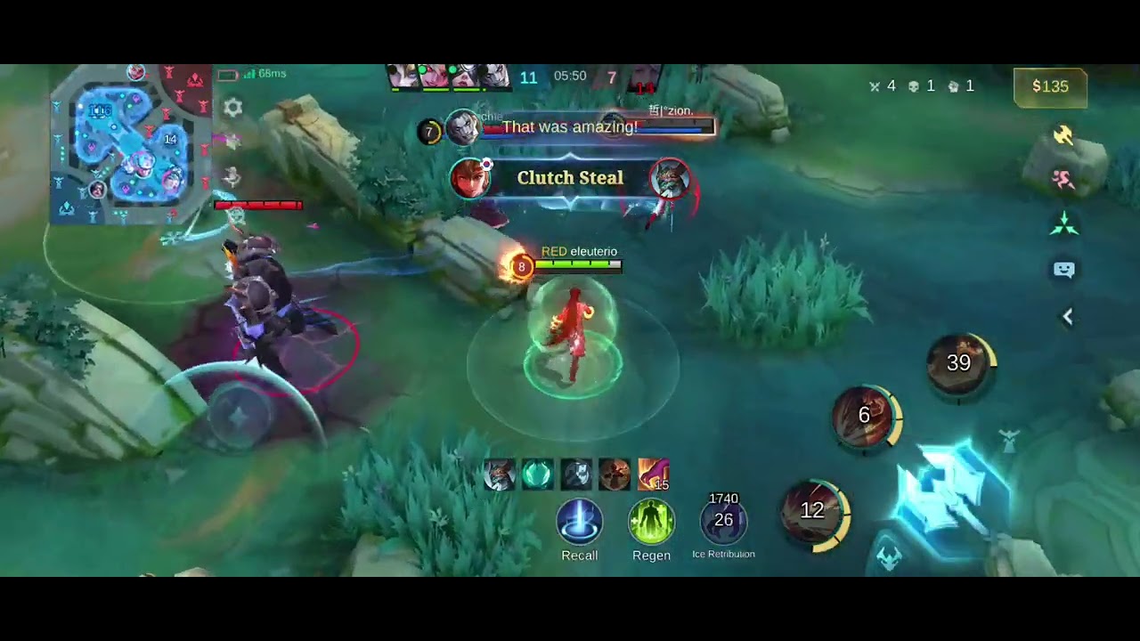 #MLBB YIN ☯️ core . Aray ko 😂😂😂😂 finish the vedio . Ma stress kau 🤣
