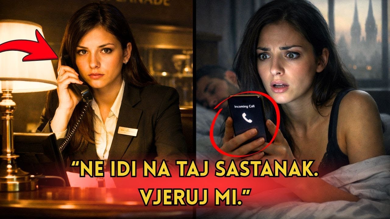 Recepcionistica me nazvala u zoru i rekla samo: “Ne idi na taj sastanak. Vjeruj mi.”