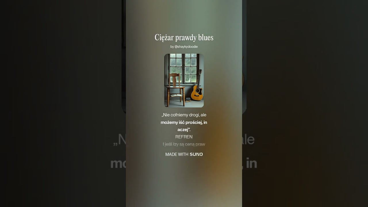 Ciężar prawdy blues
