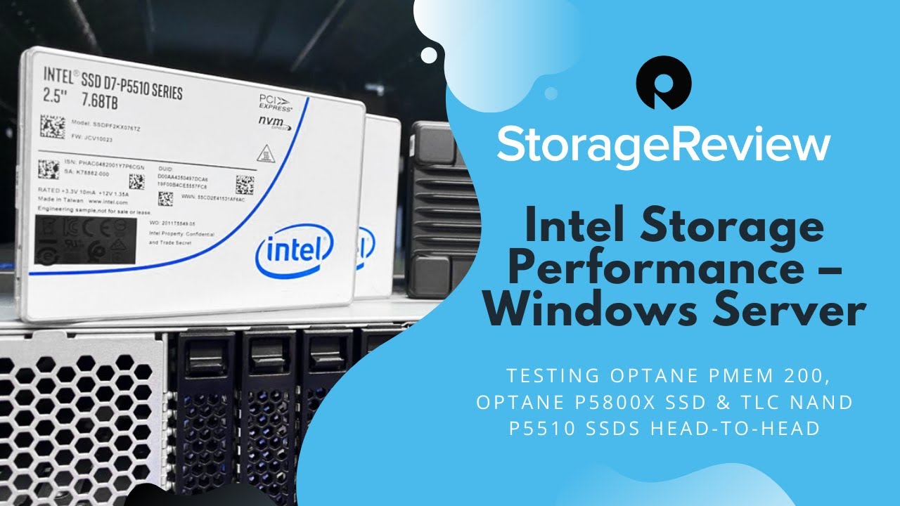 Твердотельные накопители Intel Optane соревнуются в тестировании Windows Server!