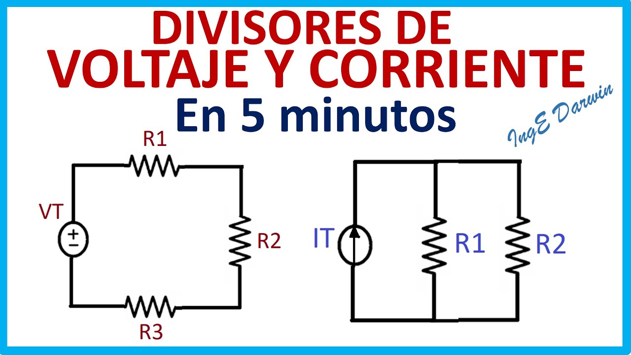 Divisores de VOLTAJE y CORRIENTE - Resumen claro y preciso | Clase 2