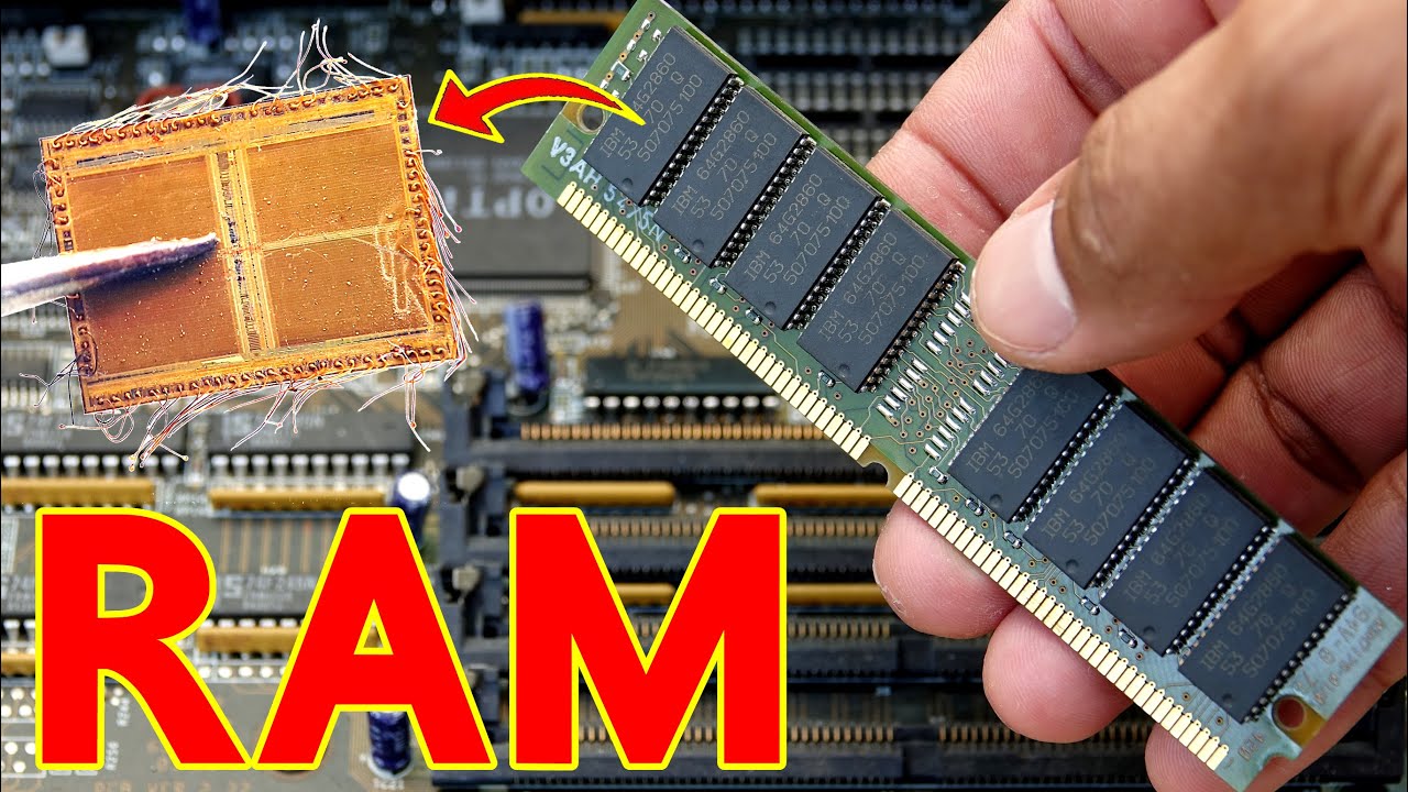 Gold wire in RAM IC chip | How GOLD is made