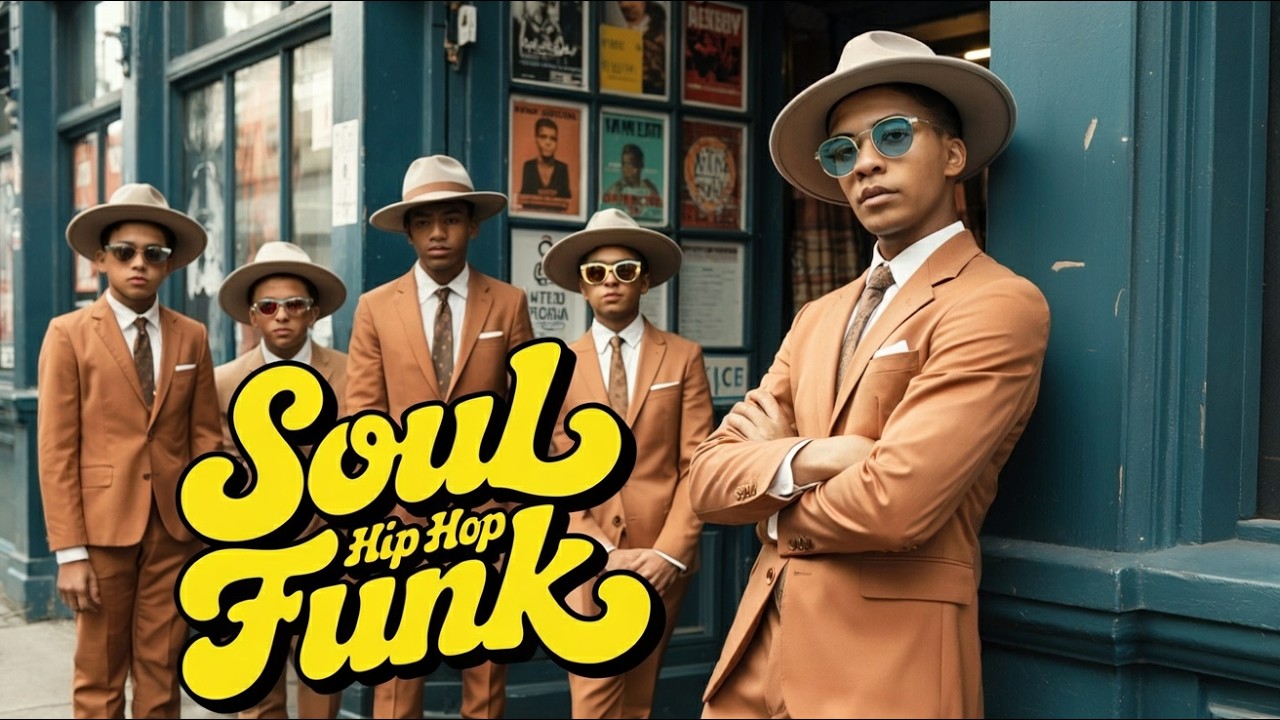 Funk Hip Hop Soul - Vintage Funky Grooves Blues Jazz Fusion Soulful Vibes Mix