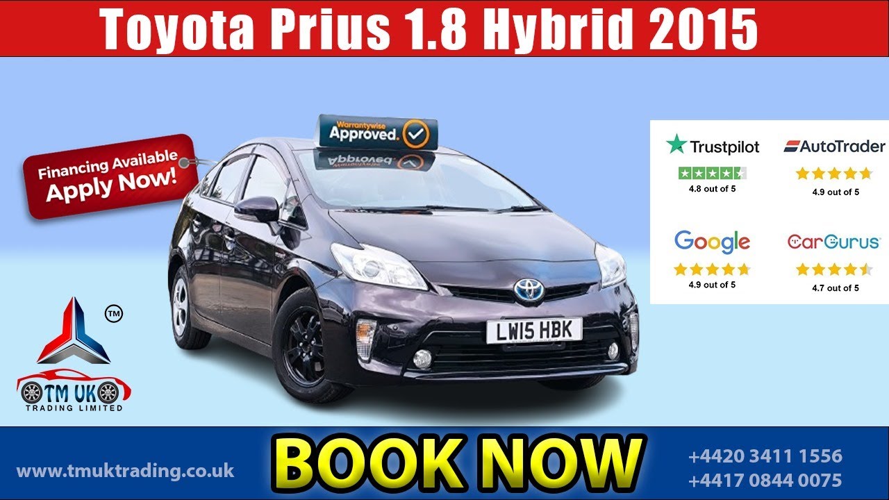 Prius 1.8 Hybrid 2015 Full Review - Automatic, ULEZ Free, & Parking Sensor