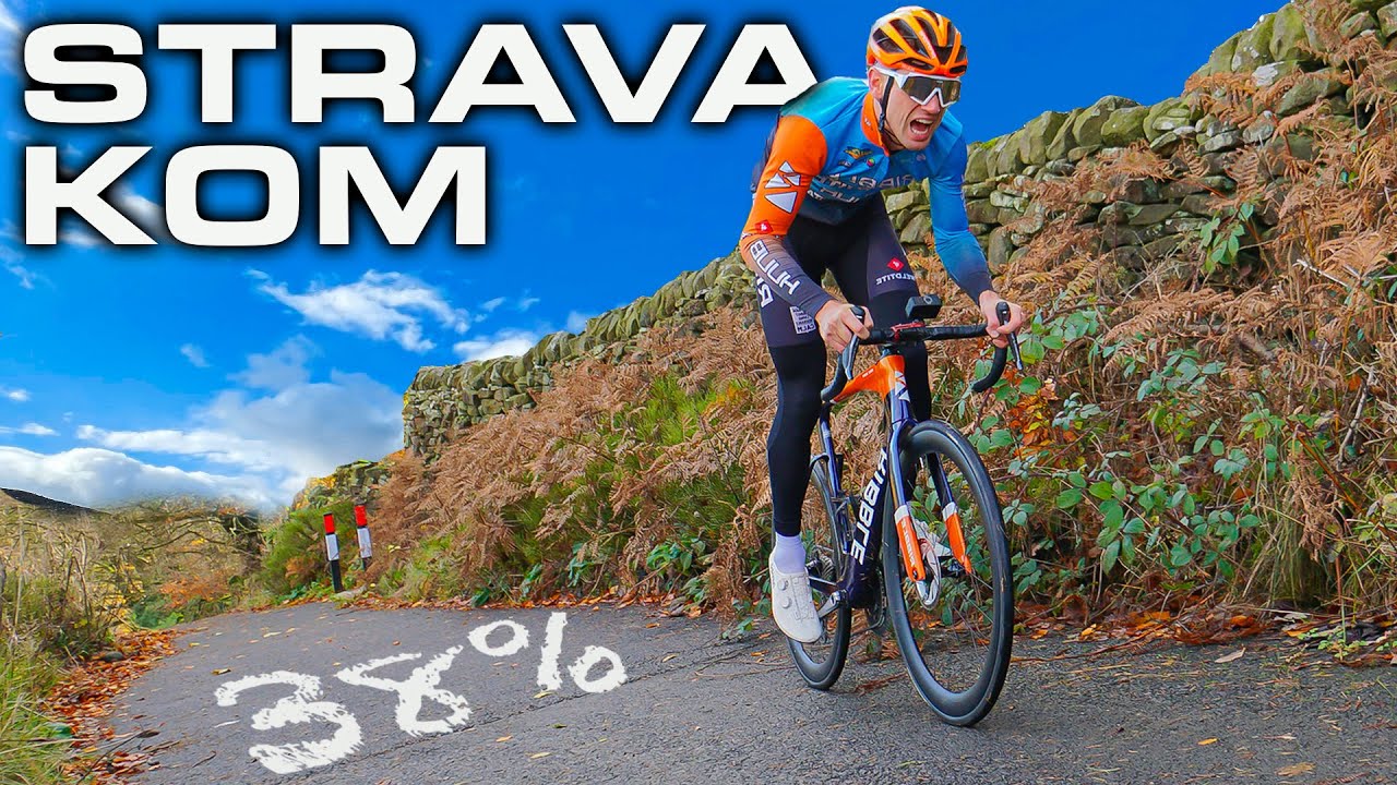 Attempting STRAVA KOM on the WORLDS STEEPEST ROAD