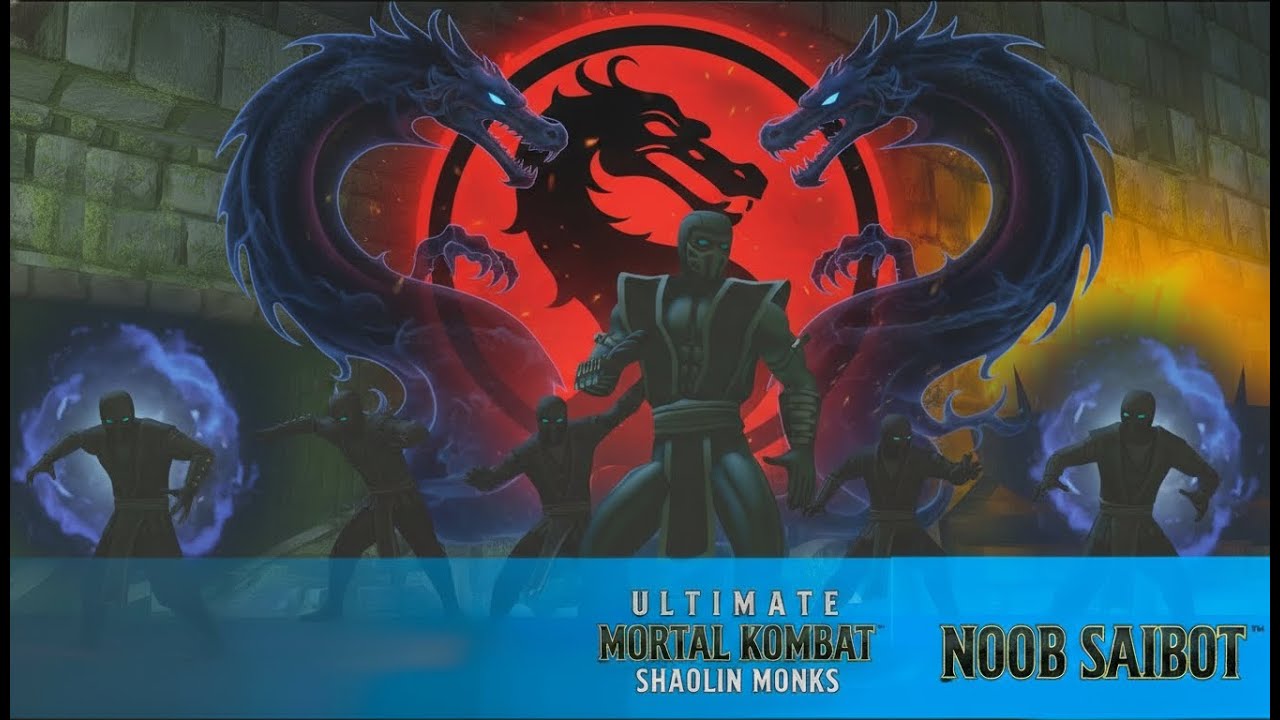Mod V 2 Ultimate Mortal Kombat Shaolin Monks Com NOOB SAIBOT ! Em 4K ps2 Emu parte 3