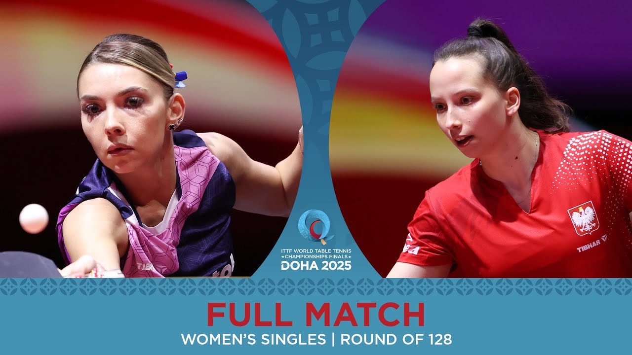 FULL MATCH | Bernadette Szocs vs Katarzyna Wegrzyn | WS R128 | #ITTFWorlds2025
