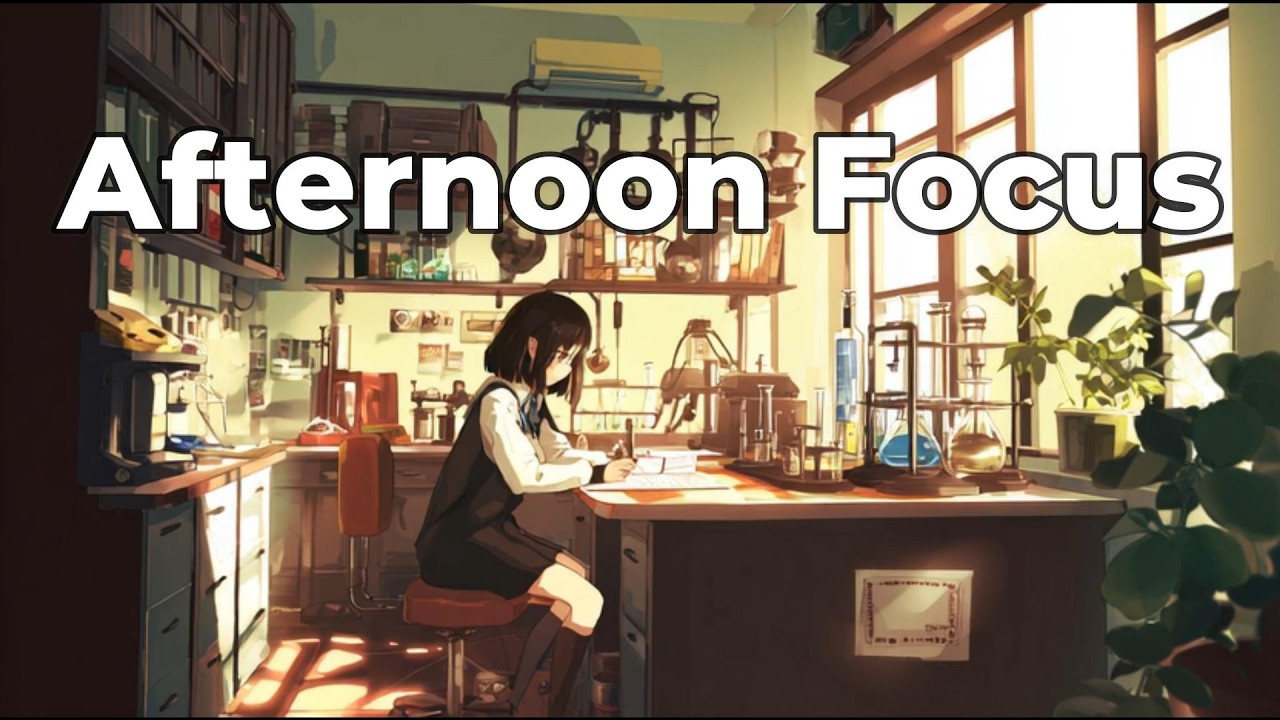 Afternoon Lab Study 🧪 2 Hours Relaxing Lofi Beats | 勉強・作業用BGM