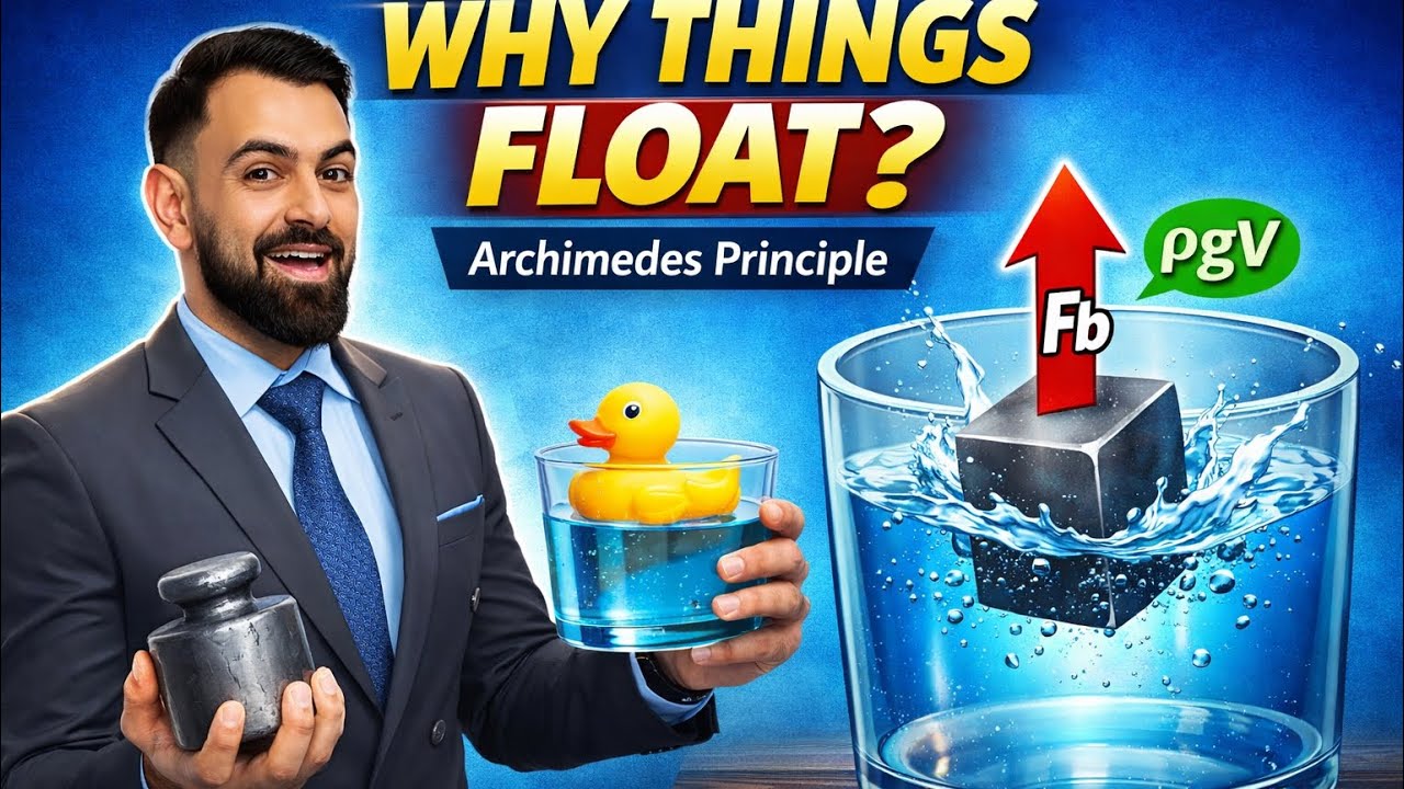 Archimedes Principle Made So Easy That You’ll Never Forget It! | Real Life Demo