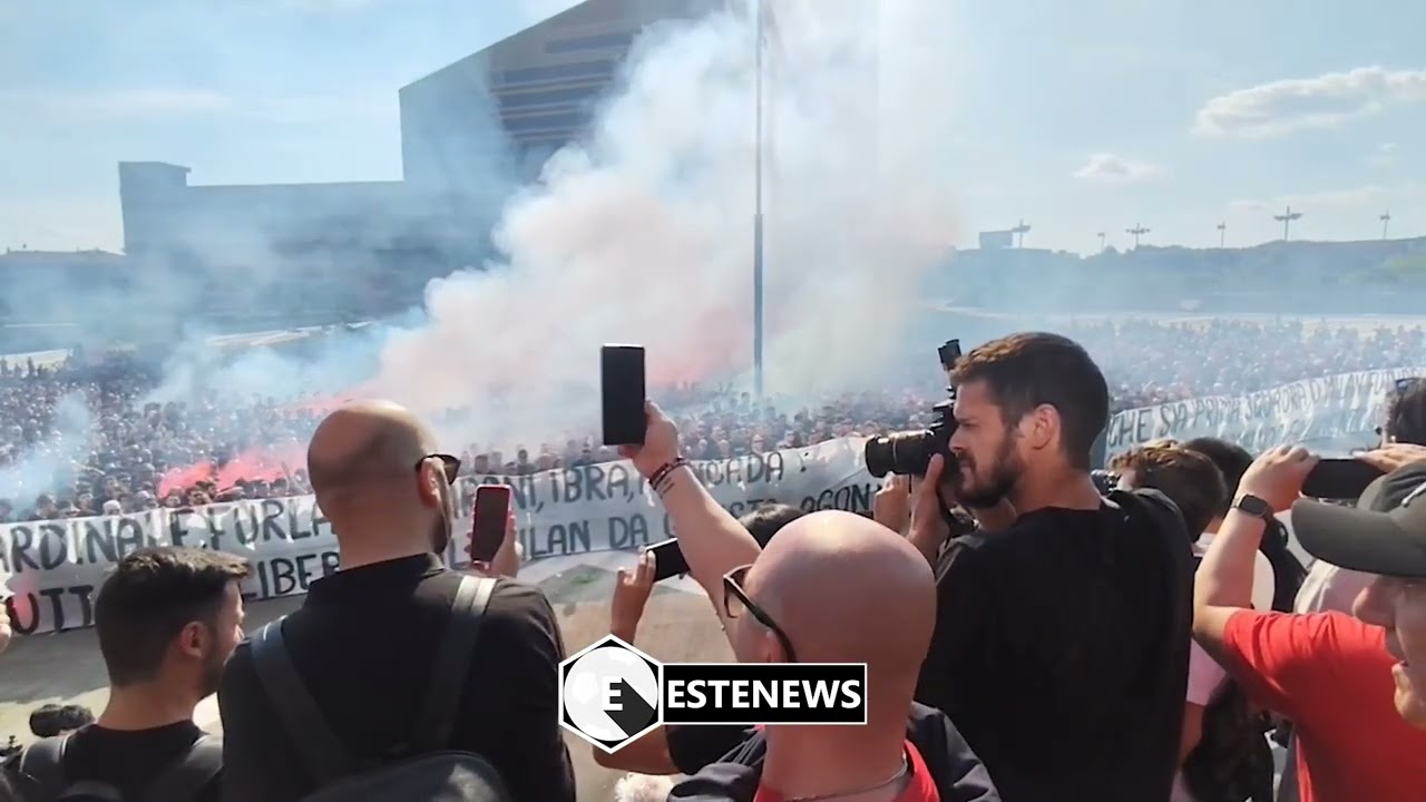 Milan, durissima contestazione della Curva Sud contro la propriet&agrave; e la dirigenza