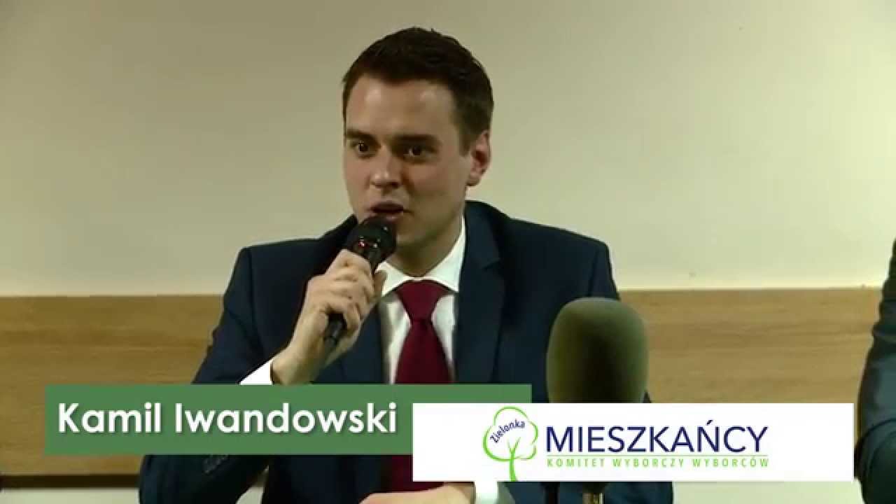 Kamil Iwandowski - Zielonka - Kandydaci na stanowisko burmistrza - debata 2014
