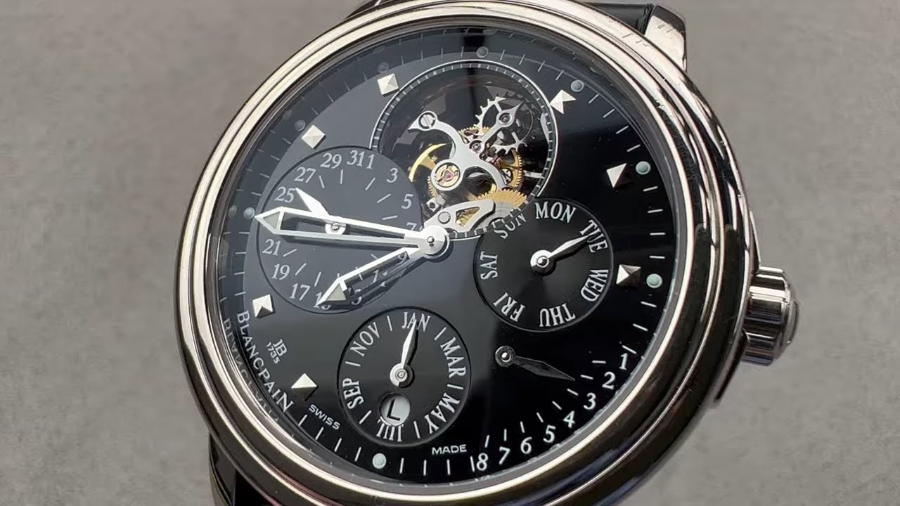 Blancpain Leman Tourbillon Perpetual 2625-1527A-53B Blancpain Watch Review
