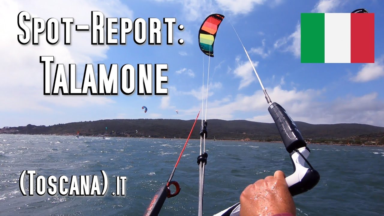Spot-Report: Talamone / Toskana in Italy /Kitesurfen & Windsurfen Thermikspot, Camping, Kiteschule.